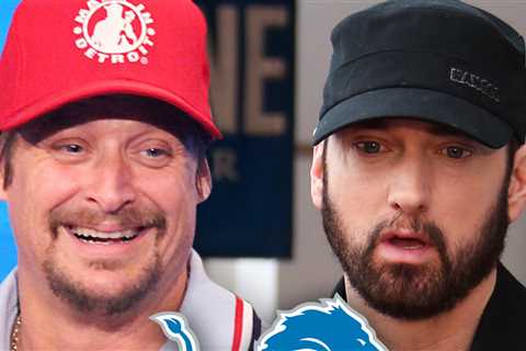 Eminem, Kid Rock Put Politics Aside to Unite Behind Detroit Lions Football