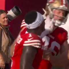 Deebo Samuel puts hand on teammate’s neck in nasty 49ers sideline spat