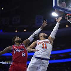 Knicks finally unlock fourth-quarter formula in NBA Cup win over 76ers