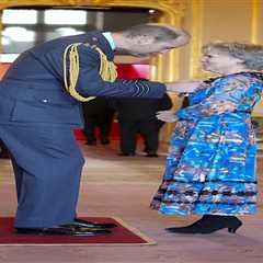 Imelda Staunton Receives Damehood from Prince William at Windsor Castle