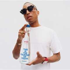 Pharrell Williams Partners With Evian for Limited-Edition ‘Fountain of Youth’ Water Bottles:..