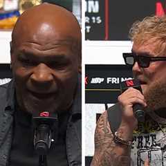 Jake Paul Calls Out Mike Tyson For Being 'Boring' During Fight Press Conference