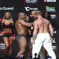 Here’s why Mike Tyson slapped ‘f–king a–hole’ Jake Paul in insane weigh-in moment