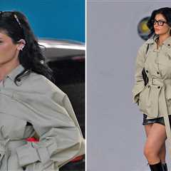 Kylie Jenner Pulls Off Hot and Brainy Look in Glasses, Miniskirt