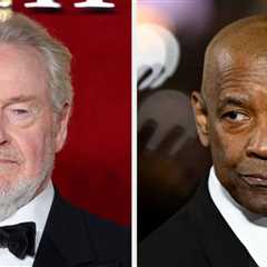 “It Didn’t Happen”: Ridley Scott Denied Denzel Washington’s Claim That His Same-Sex Kiss Was Cut..