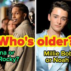 If You Can Correctly Guess Which Celebrity Is Older, Then I’ll Be Very Impressed!