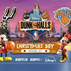 ESPN will have a Disney-themed version of Knicks vs. Spurs on Christmas