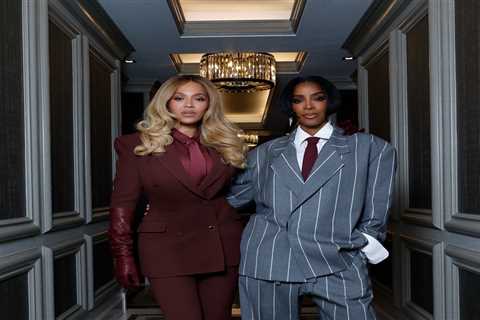 Currently Trending: Presidential Boss Lady Suits as Spied on Beyonce in Burgundy Gabriela Heart,..