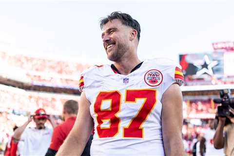 Travis Kelce Dances to ‘So High School’ During Taylor Swift’s Indianapolis Eras Tour Stop