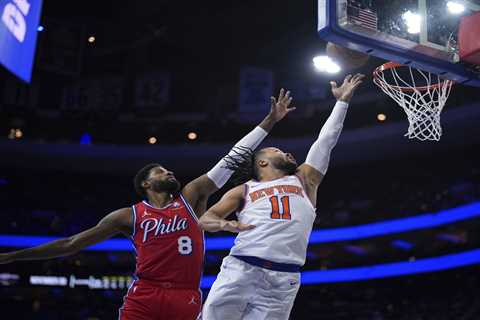 Knicks finally unlock fourth-quarter formula in NBA Cup win over 76ers