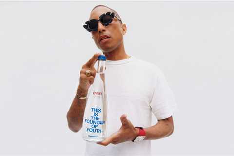 Pharrell Williams Partners With Evian for Limited-Edition ‘Fountain of Youth’ Water Bottles:..