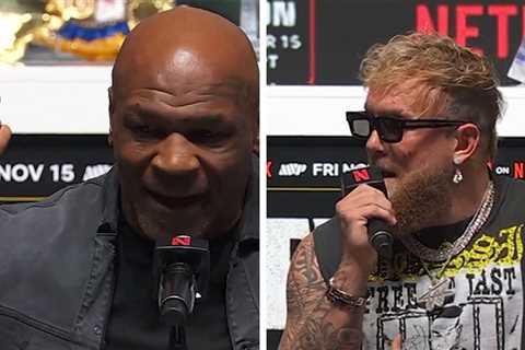 Jake Paul Calls Out Mike Tyson For Being 'Boring' During Fight Press Conference