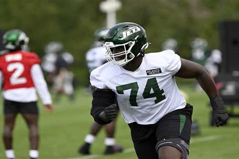 Olu Fashanu already wowing Jets with big left tackle opportunity awaiting: ‘So freaking athletic’