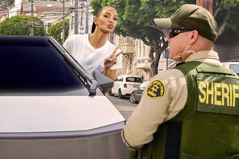 Kim Kardashian Pulled Over in Tricked-Out Tesla, Not Her First Offense