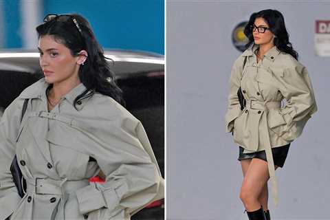 Kylie Jenner Pulls Off Hot and Brainy Look in Glasses, Miniskirt