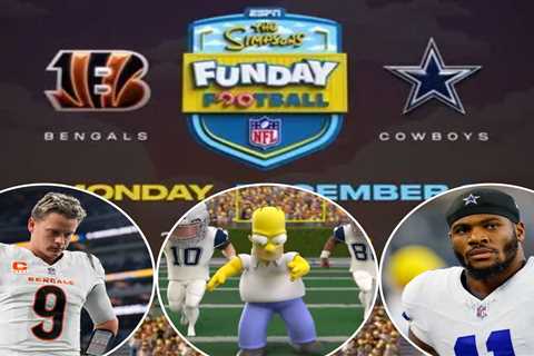 Simpsons alt-cast keeping ESPN from flexing Bengals-Cowboys out of ‘Monday Night Football’