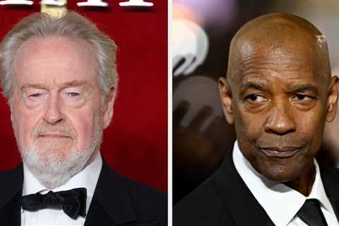 “It Didn’t Happen”: Ridley Scott Denied Denzel Washington’s Claim That His Same-Sex Kiss Was Cut..