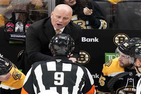 Bruins fire coach Jim Montgomery after brutal start