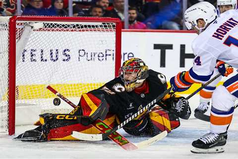 Islanders suffer tough shootout loss to Flames after letting another game slip away