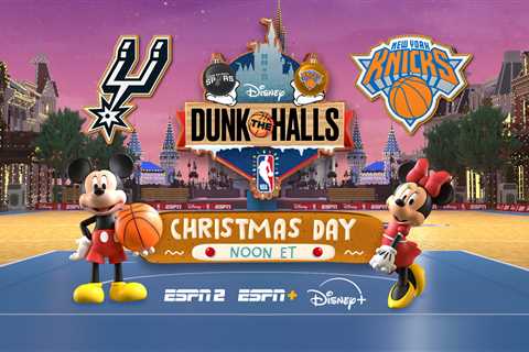 ESPN will have a Disney-themed version of Knicks vs. Spurs on Christmas