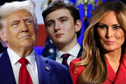 Barron Trump Spends Thanksgiving Break With President-Elect Dad, Video