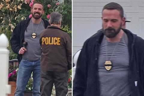 First Look at Ben Affleck and Matt Damon Filming New Netflix Movie 'RIP'