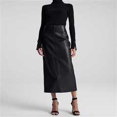 Marta Leather Midi Skirt: Splurge Monday Workwear Highlights