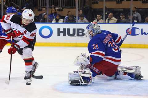 Igor Shesterkin implodes for career-high fifth straight loss in Rangers’ blowout defeat to Devils