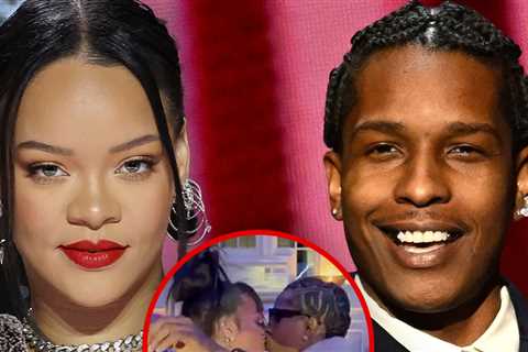 Rihanna and A$AP Rocky Appear Affectionate at NYC Awards Show, Video