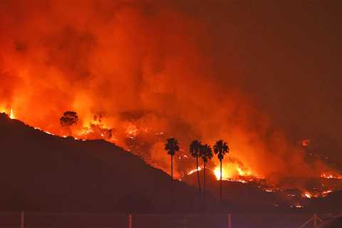 Massive Inferno Erupts in Malibu, Ravages Mountainous Area, Video Shows