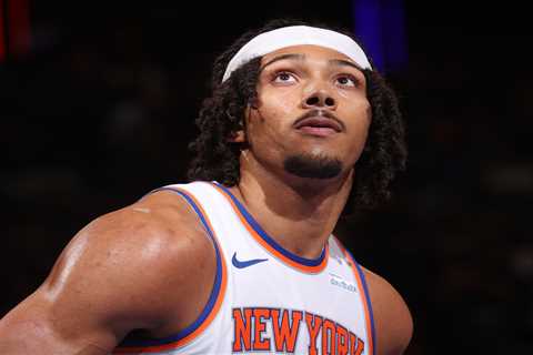 Jericho Sims out of rotation for Knicks’ win over Raptors after recent struggles