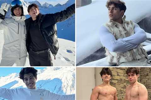 TikTok Stars Benji Krol and Nic Kaufmann Hit the Slopes in Austria