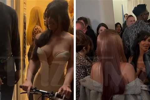 Close-Up Video Shows Kim Kardashian With Guests Inside SKIMS Event