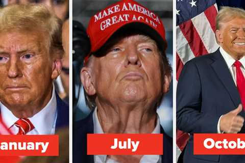 12 Photos That Reveal How Donald Trump's Apparent Bronzer Changed Throughout 2024