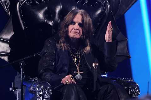 Ozzy Osbourne Sang at Rock and Roll Hall of Fame Dress Rehearsal