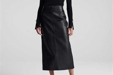 Marta Leather Midi Skirt: Splurge Monday Workwear Highlights