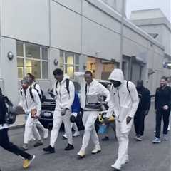 McNeese State celebrates March Madness upset win in style on streets of Providence