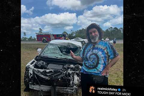 WWE Legend Mick Foley Says He's Hospitalized After Horrific Car Accident