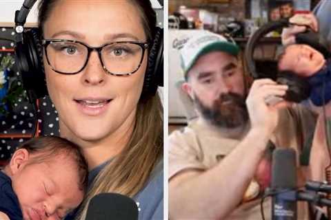 Kylie And Jason Kelce's 3-Day-Old Is Here And Already On Multiple Podcasts