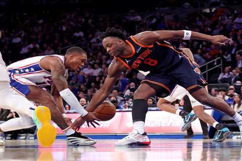 OG Anunoby propels shorthanded Knicks to easy win over woeful 76ers