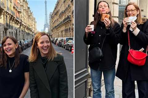 Hollywood Besties Jennifer Garner and Judy Greer Reunite in France