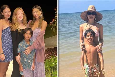 Jessica Alba Enjoys Tropical Vacation With Kids Amid Cash Warren Divorce