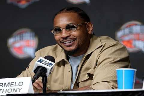 Carmelo Anthony reveling in his Hall of Fame moment: ‘No better than this’