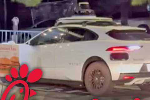 Waymo Driverless Taxi Gets Stuck in Chick-fil-A Drive-Thru, on Camera