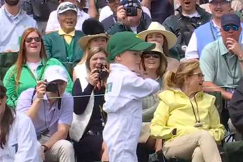 Jordan Spieth’s son Sammy tears it up at Masters Par 3 Contest