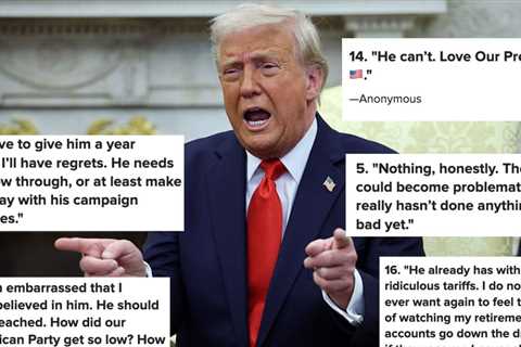Trump Voters Are Sharing If He's Lost Their Support, And There's One Friendship Of His That They're ..