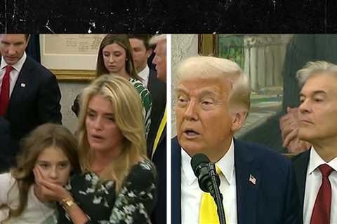 Dr. Oz's Granddaughter Faints In Oval Office During President Trump Remarks