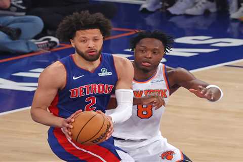 OG Anunoby’s critical defense helps Knicks keep Pistons’ Cade Cunningham in check