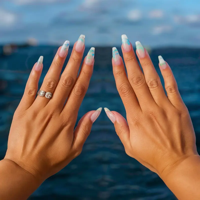 Stylish Cruise Nail Designs To Enhance Your Vacation Vibes - Gloss And Vibes