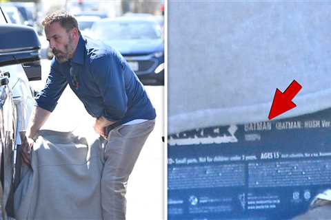 Ben Affleck Buys Son Batman Toy, After Saying He Hated Wearing Batsuit